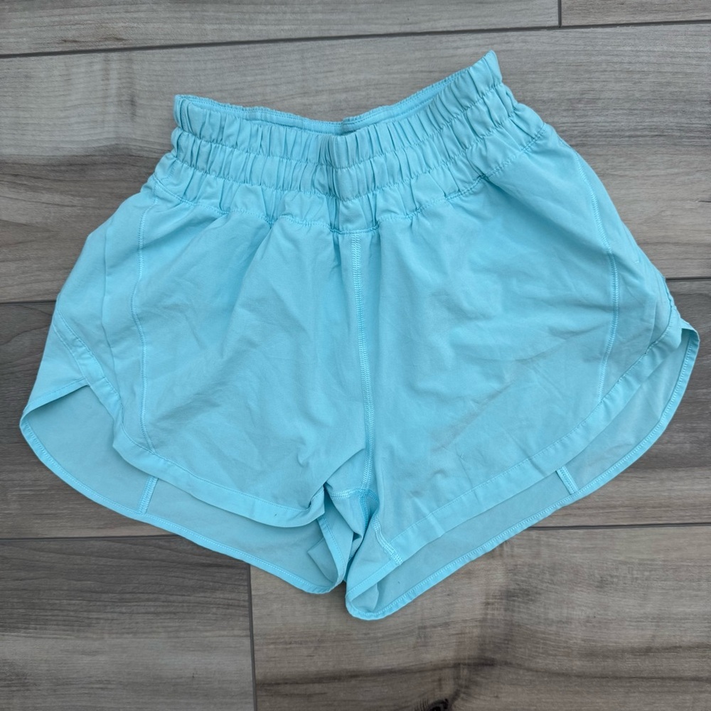 Lululemon icing blue shorts
